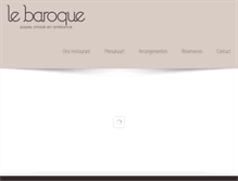 Tablet Screenshot of lebaroque.nl